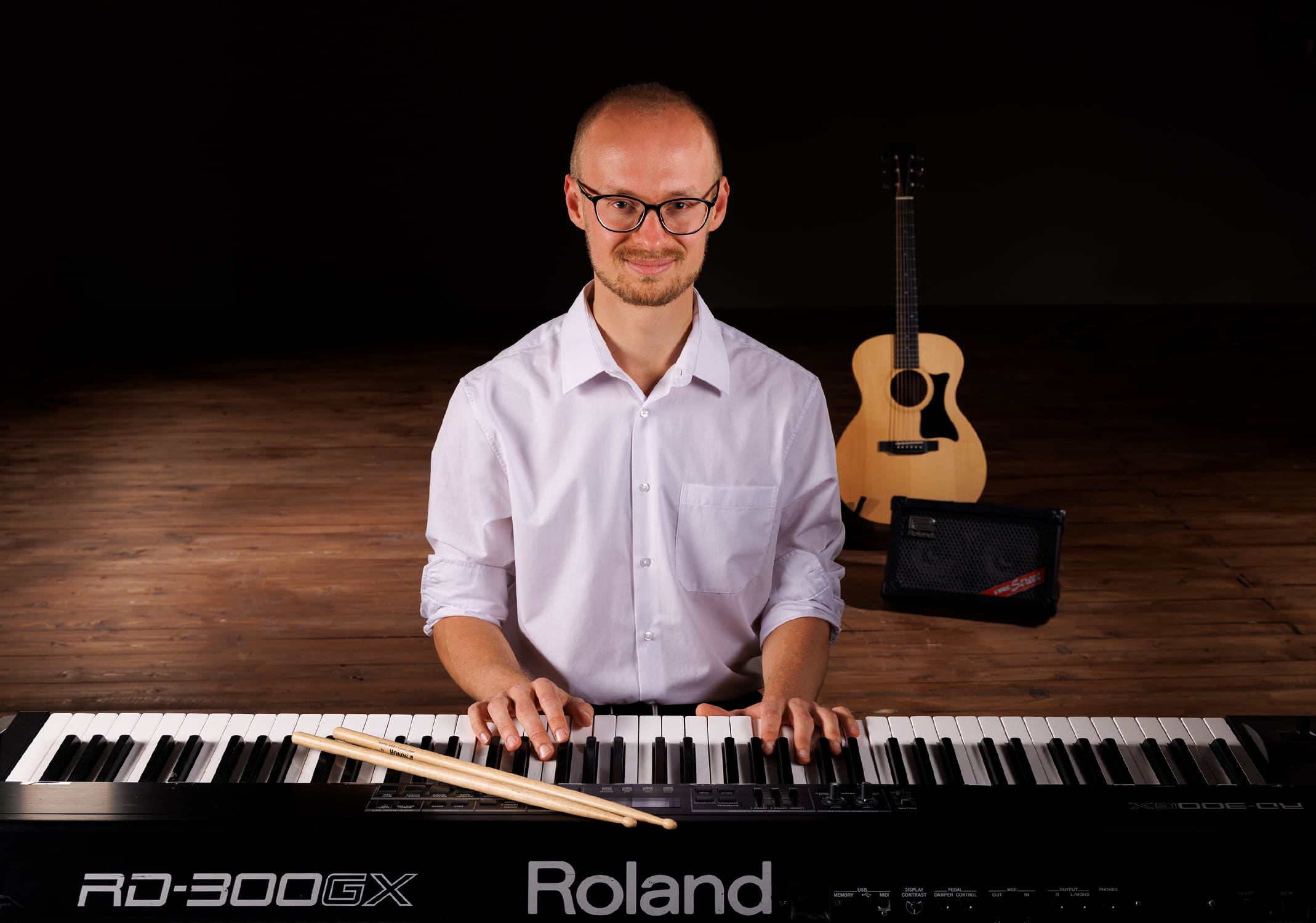 Gitarre beim Unterricht